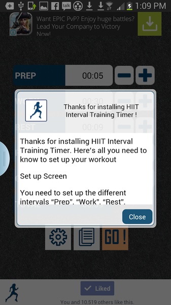 HIIT interval training timer - Preview 3