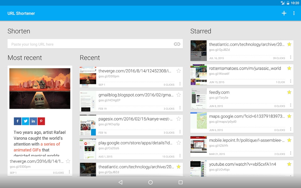 URL Shortener - Preview 4