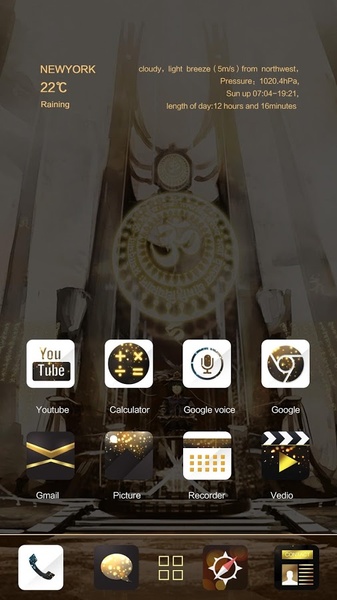 Gold Rush GOLauncher EX Theme - Preview 4