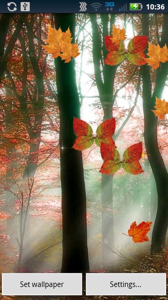 Fall Butterfly Leaves DEMO - Preview 3