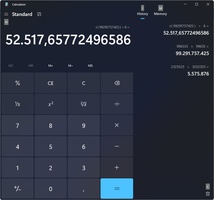 Windows Calculator screenshot 1