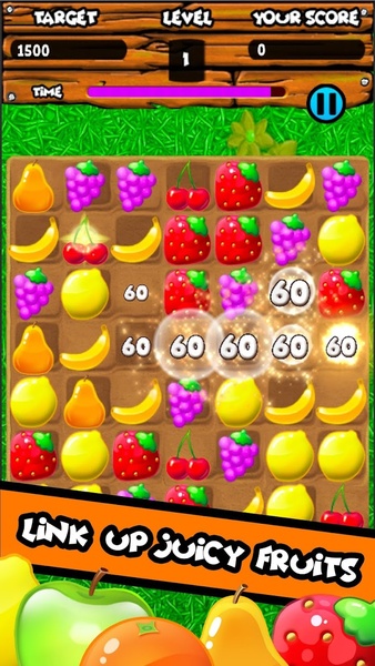 Fruity Gardens - Fruit Link Puzzle Game - Preview 7