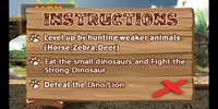T-rex dino & angry lion attack screenshot 6