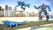 Crocodile Robot Car Transform screenshot 2