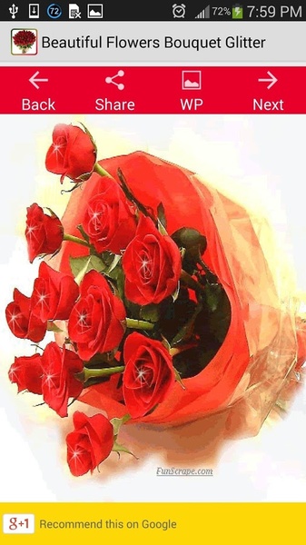 Beautiful Flowers Bouquet Glitter - Preview 4