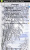 GO SMS Pro Winter Theme screenshot 2