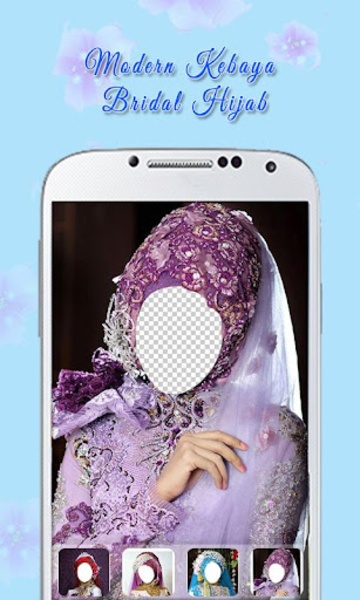 Modern Kebaya Bridal Hijab - Preview 3