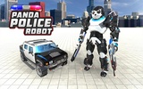 Panda Robot Cop Car Transform screenshot 3
