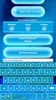 Neon Blue Emoji Keyboard screenshot 3