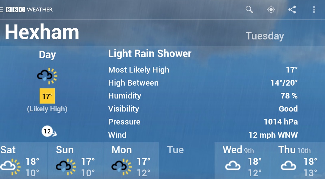 BBC Weather - Preview 12