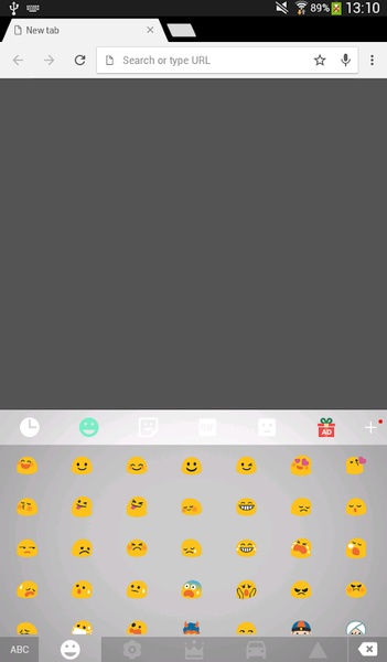 GO Keyboard White Theme - Preview 2