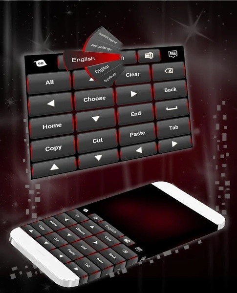 Black Red Keyboard - Preview 3