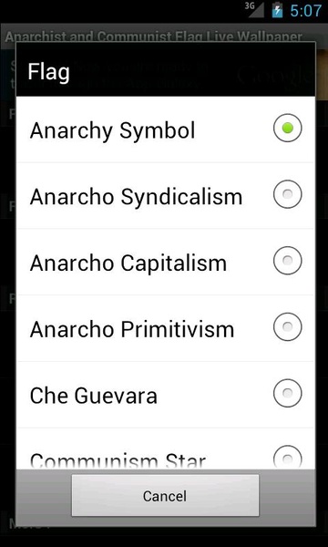 Anarchist and Communist Flag Live Wallpaper - Preview 1