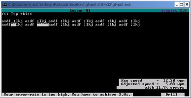 GNU Gtypist screenshot 3