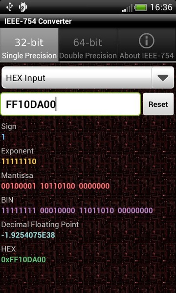 IEEE-754 Converter - Preview 2