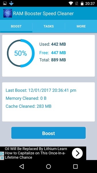 RAM Booster Speed Cleaner - Preview 1