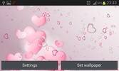 Pink Hearts Live Wallpaper screenshot 4
