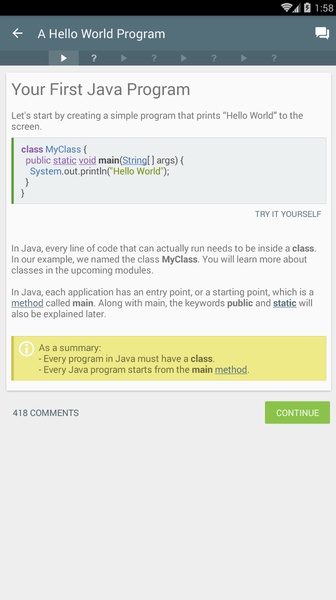 SoloLearn - Preview 7