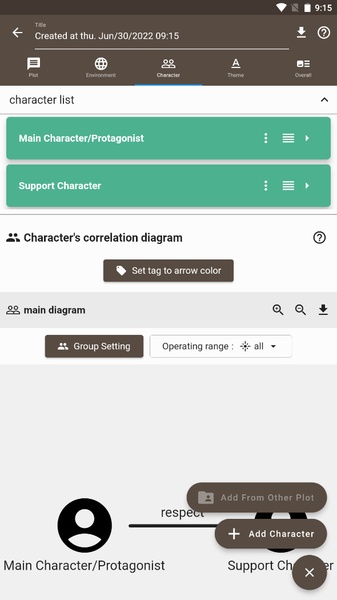 Story Plotter - Preview 6