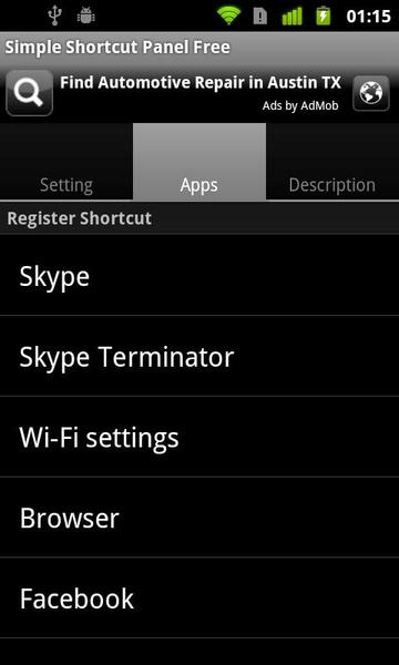 Simple Shortcut Panel Free - Preview 1