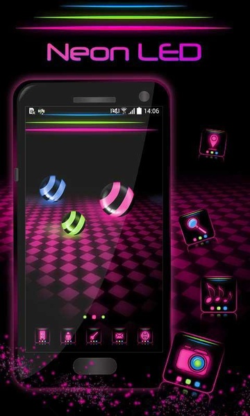Neon Led Go Launcher - Preview 6