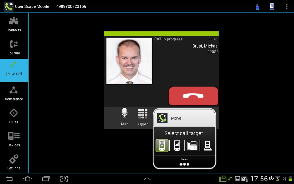OpenScape Mobile - Preview 4
