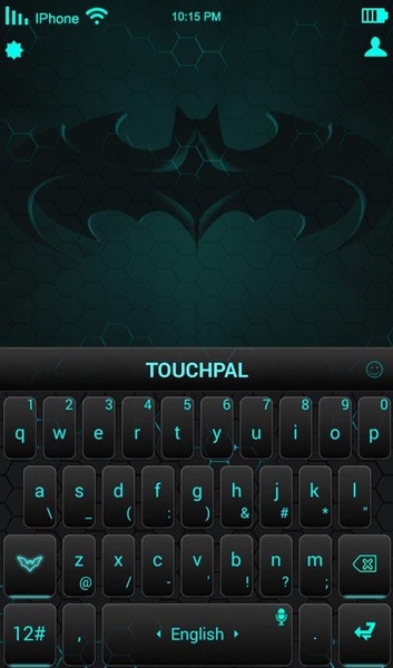 TouchPal SkinPack Dark Neon Green - Preview 1
