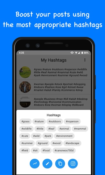 Hashtagger - AI Powered Hashtag generator - Preview 5