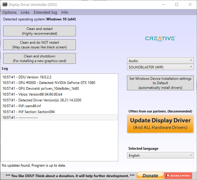 Display driver uninstaller discount amd