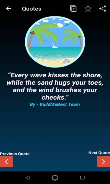 Beach Quotes in English - River Status & Captions - Preview 3