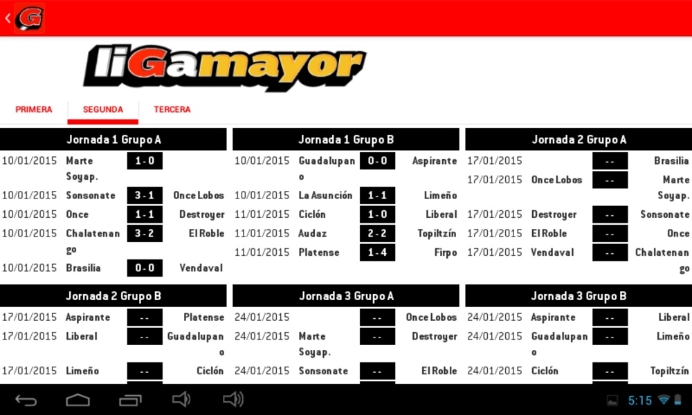 Liga Mayor - Preview 9