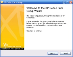 XP Codec Pack screenshot 2