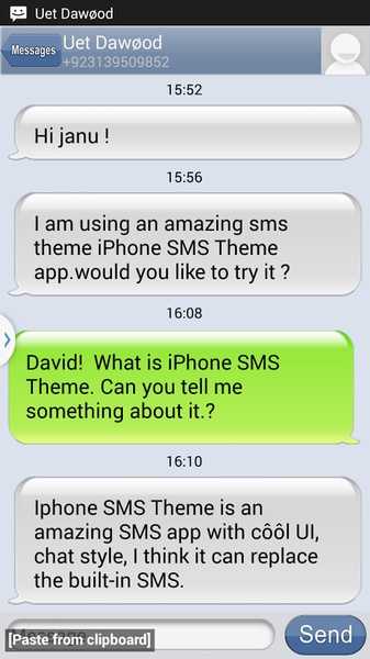 Satsuma SMS Theme - Preview 1