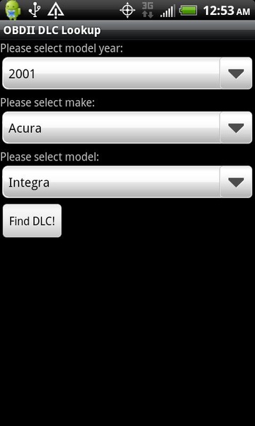 OBDII DLC Lookup - Preview 3