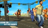 Police Horse Crime City Chase screenshot 11