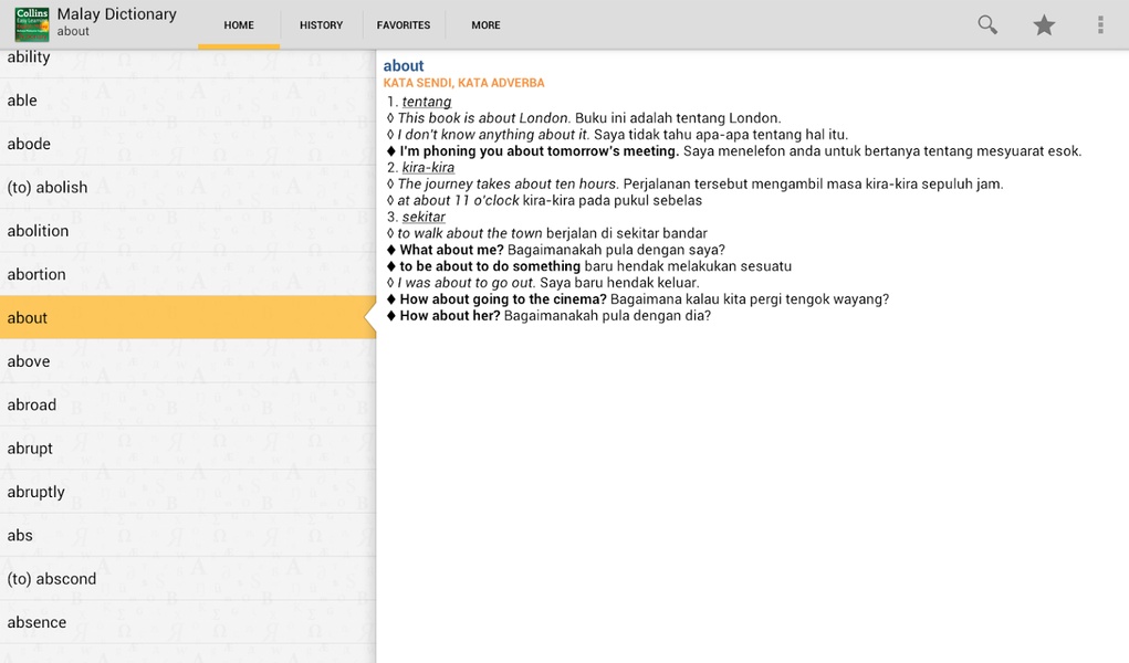 Collins Malay Easy Dictionary - Preview 5