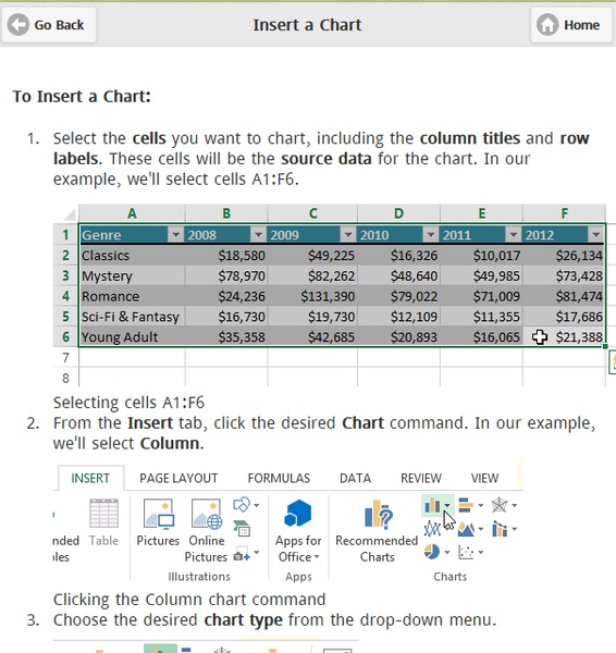 Excel Tutorial - Preview 3