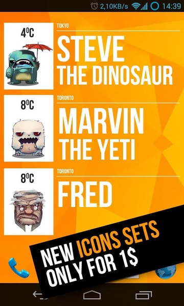 Grumpy Weather Widget - Preview 2