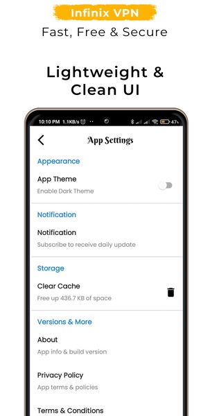 Infinix VPN- Secure VPN Proxy para Android - Baixe o APK na Uptodown