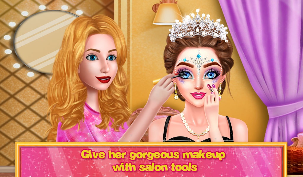 Beautiful Ballerina Girl Salon Stylish Dressup - Preview 5