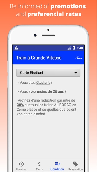 ONCF : TGV Maroc (voyages, horaires, prix...) - Preview 1