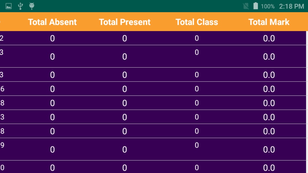 Class Attendance - Preview 3