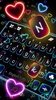 Neon Hearts Keyboard Theme screenshot 4