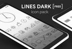 Lines Dark - Icon Pack screenshot 6