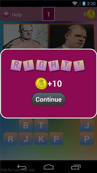Wrestling Sketch Words Trivia - Preview 3