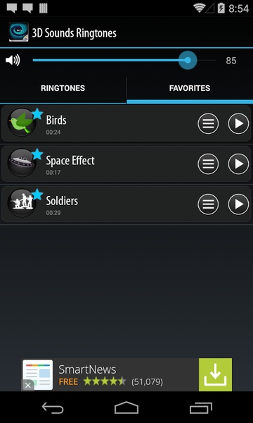 3D Sounds Ringtones - Preview 1