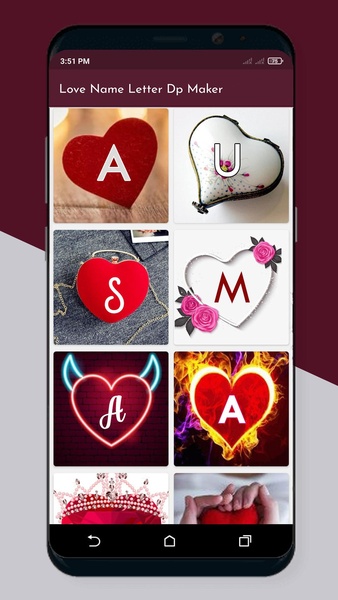 Love Name Letter Dp Maker 2022 - Preview 2