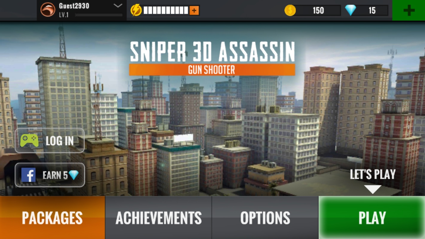 Sniper 3D (GameLoop) screenshot 2