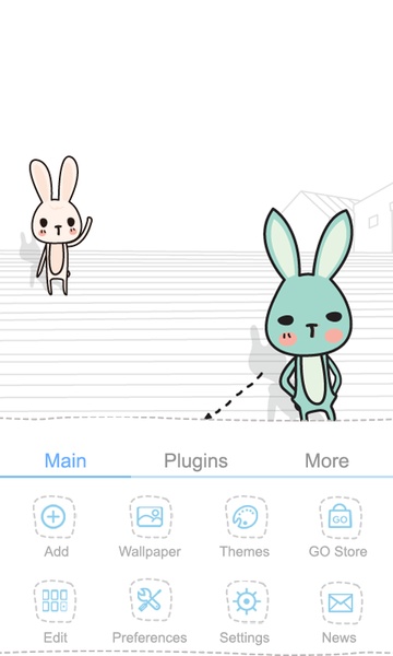 Tossy Way GOLauncher EX Theme - Preview 4