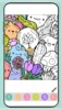 Kawaii Color by Number Book screenshot 6